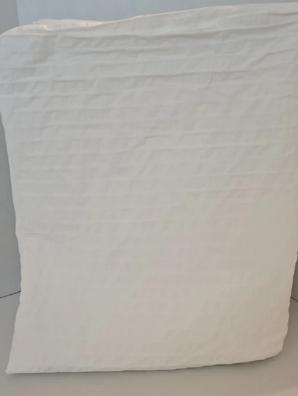 IKEA Ofelia Vass White Cotton Snap Closure King Duvet Standard/Queen Pillow Sham